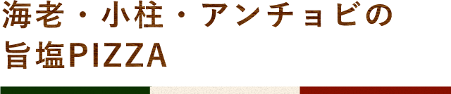 アンチョビの旨塩pizza